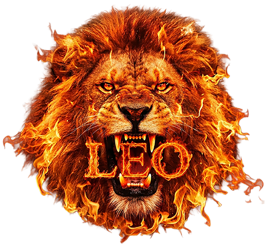 Leo Fire Lion II T-Shirt graphic design