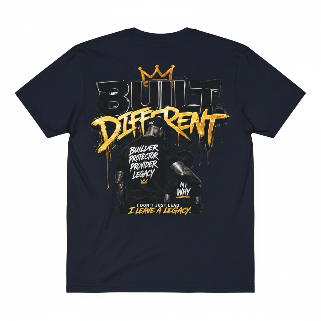 Built Different Father Tee Vol. 2 – Navy