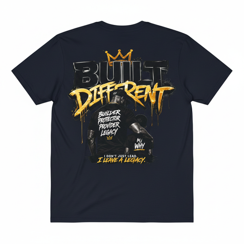 Built Different Father Tee Vol. 2 – Navy
