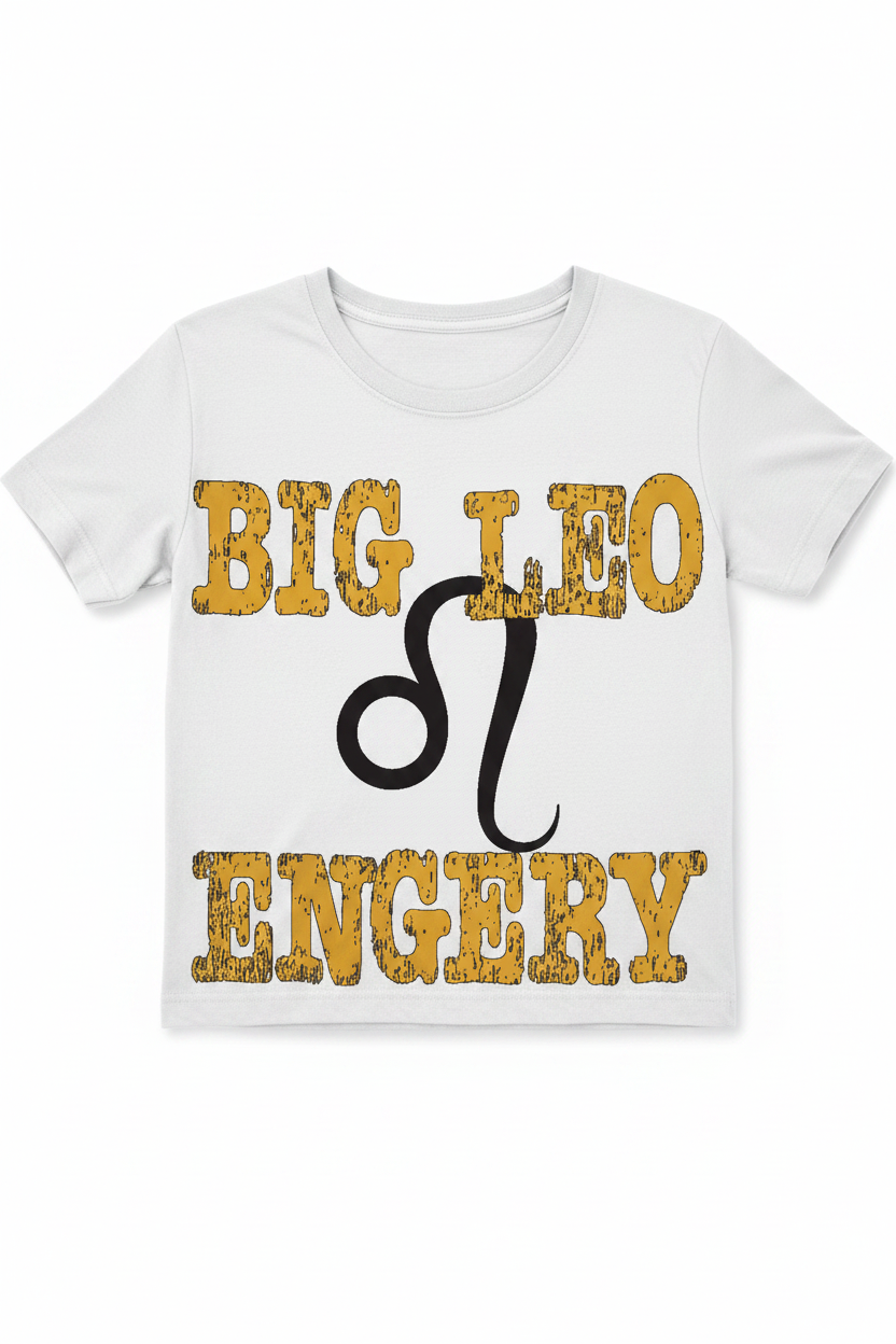 Big Leo Energy T-Shirt - White