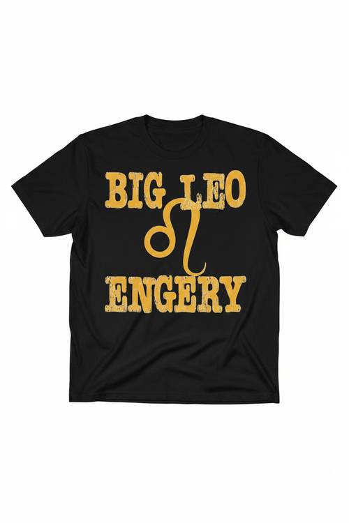 Big Leo Energy T-Shirt - Black